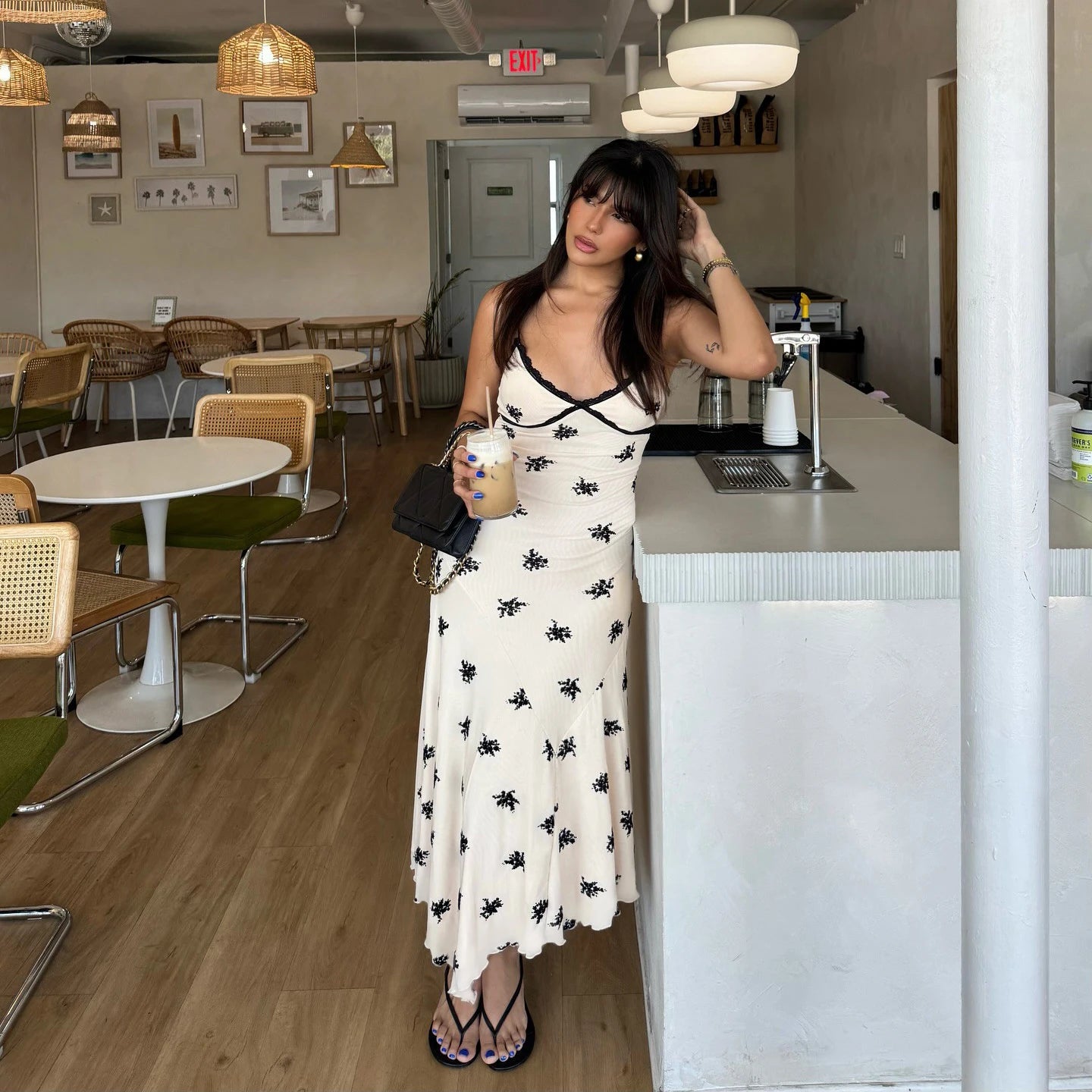 Floral Lace Maxi Dress