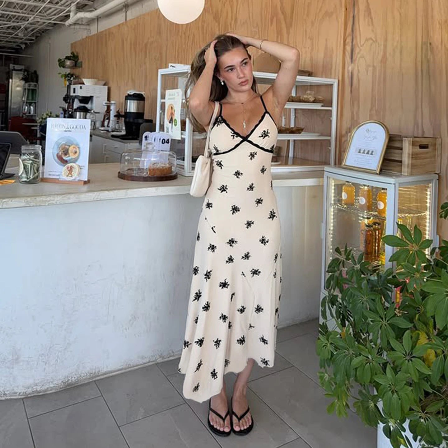 Floral Lace Maxi Dress