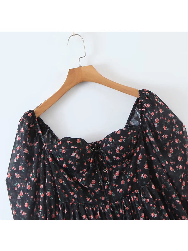 Ruffle Ladies Short Dress