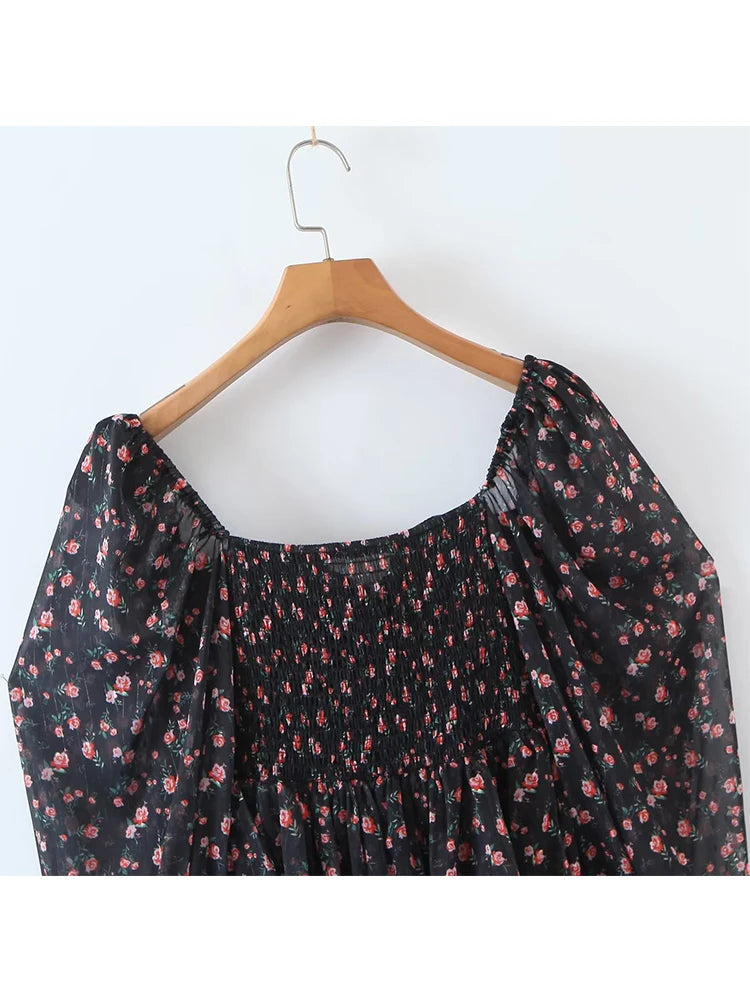 Ruffle Ladies Short Dress