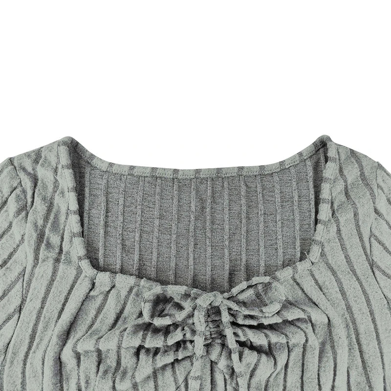 Plus Size Knit A-Line Dress