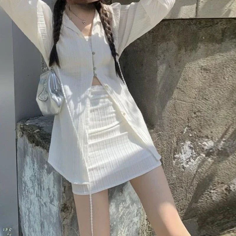 Fashionable Skirts for Women, High - Waisted Ruffled Half - Skirts in Summer, Fashionable Half - Skirts
