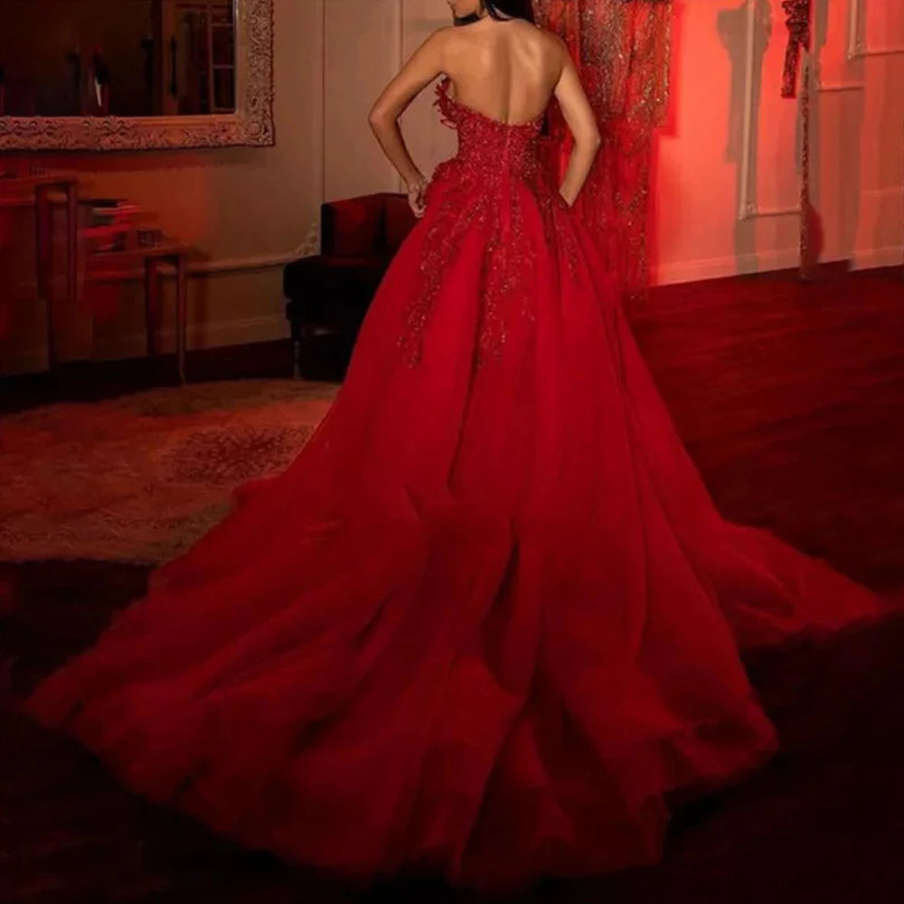 Elegant Gorgeous Satin Evening Dresses .