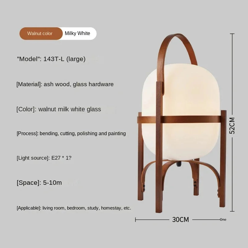Cole Cestita Floor Lamp Art Modern Simple Led Wood Light Living Room Study Bedroom Bedside Lamp Home Restaurant Decoration Light