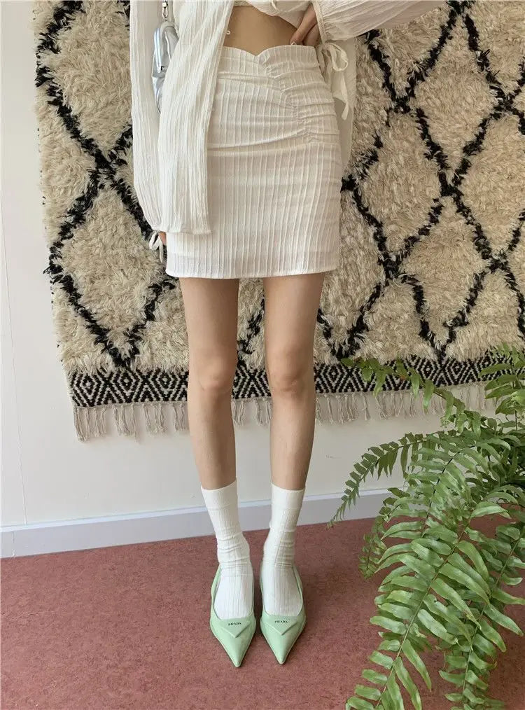 Fashionable Skirts for Women, High - Waisted Ruffled Half - Skirts in Summer, Fashionable Half - Skirts