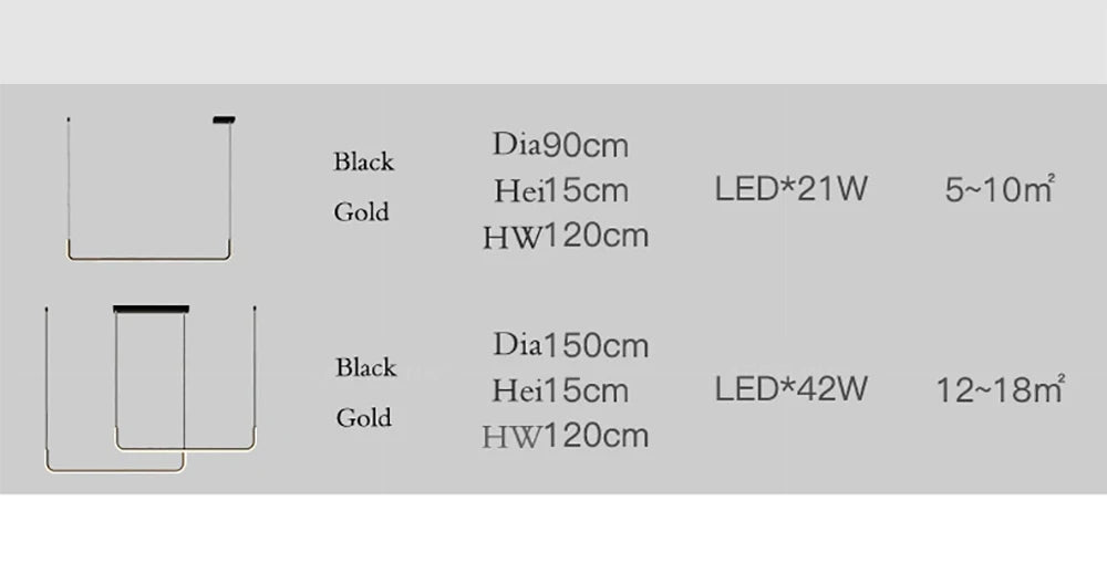 Modern LED Pendant Light 90/120/150cm Remote Control Hanging Light Bedroom Living Room Dining Room Pendant Light LED Lighting
