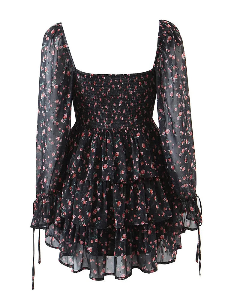 Ruffle Ladies Short Dress
