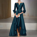 Customized Satin Saudi Arabia Evening Dress