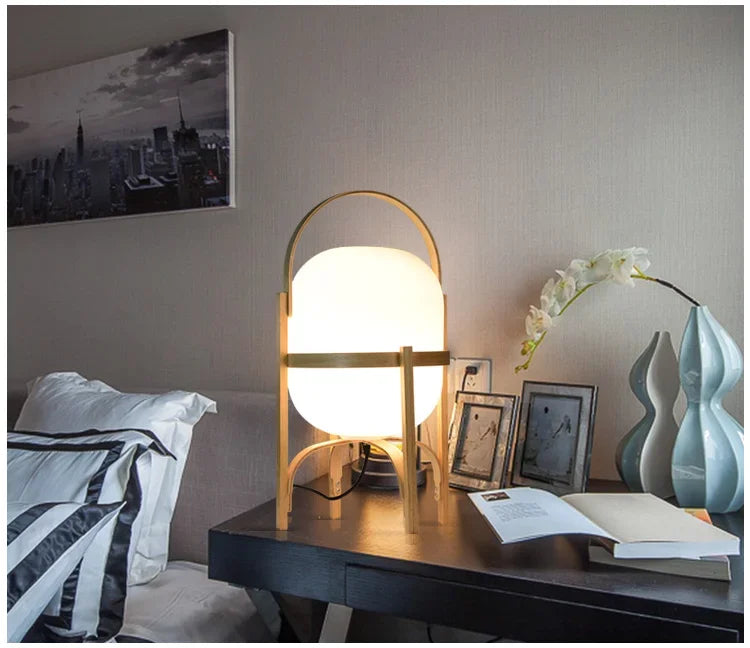 Cole Cestita Floor Lamp Art Modern Simple Led Wood Light Living Room Study Bedroom Bedside Lamp Home Restaurant Decoration Light