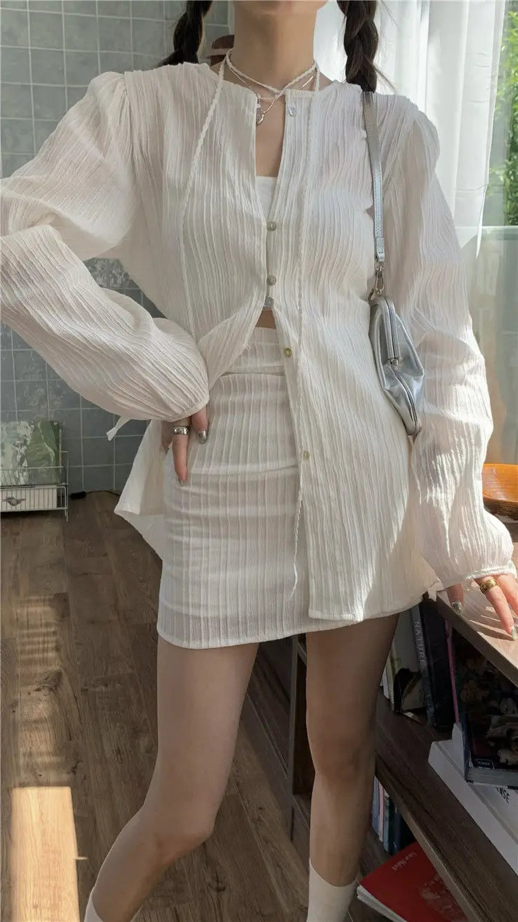Fashionable Skirts for Women, High - Waisted Ruffled Half - Skirts in Summer, Fashionable Half - Skirts
