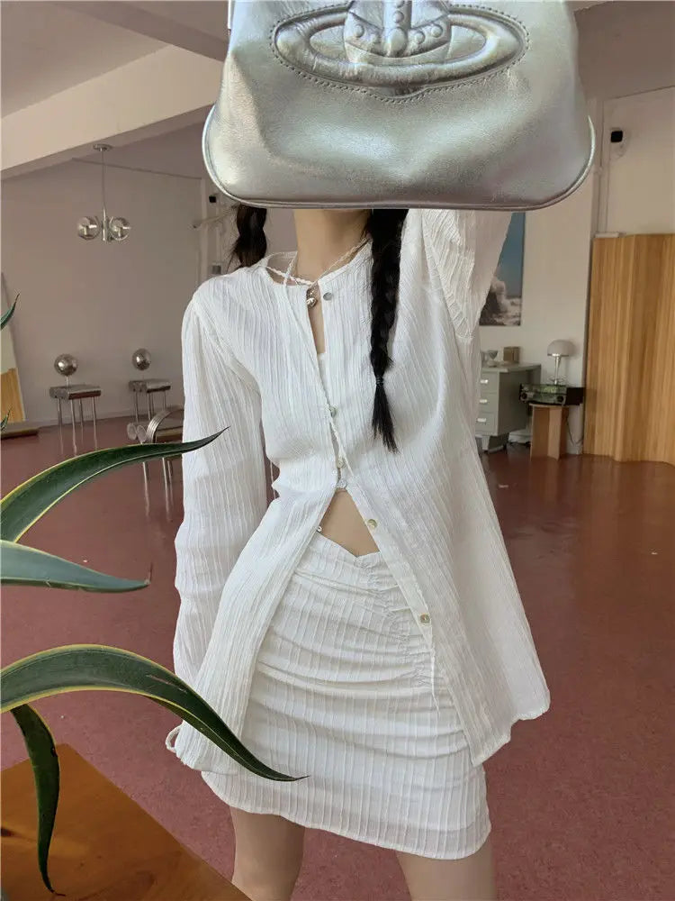 Fashionable Skirts for Women, High - Waisted Ruffled Half - Skirts in Summer, Fashionable Half - Skirts