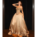 Satin Women Evening Dress .