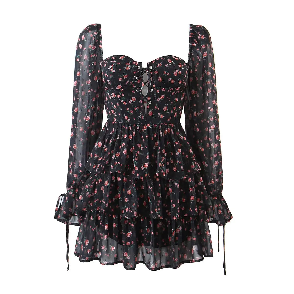 Ruffle Ladies Short Dress