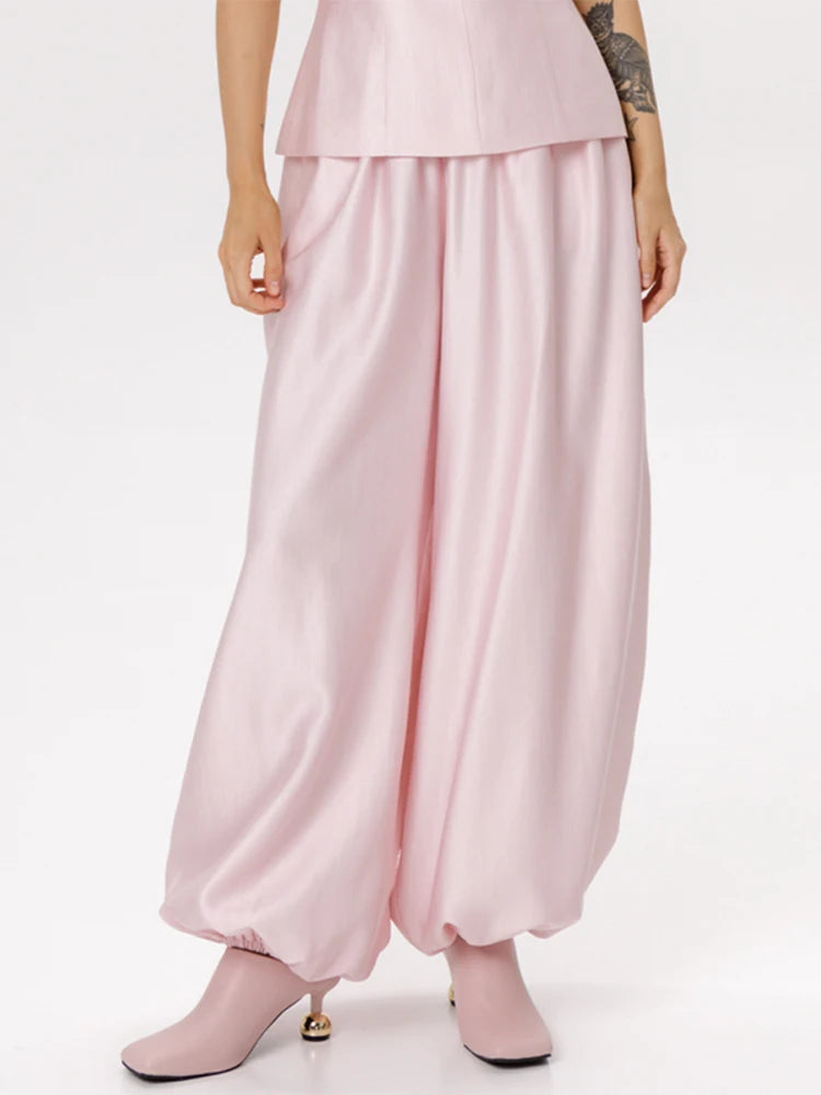 Fashion Women T-shirt Set Chic Stand Collar Short Sleeve V-neck Female Top Wide Leg Pant Jogger Lady Summer Commute 2026