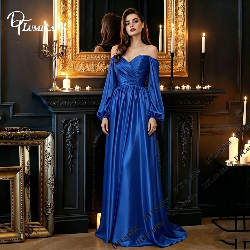 DTLumika Soft Satin Evening Dress