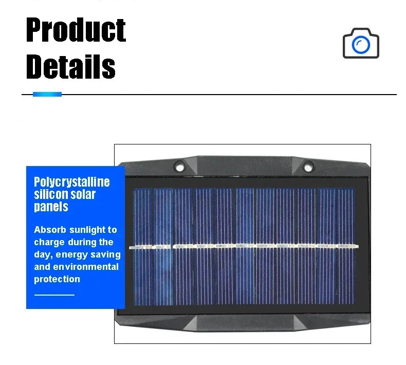 1/6Pcs Solar Wall Light IP65 Waterproof LED Outdoor Spotlight Powered Decoration Porch illumination Fence Balcony Garden